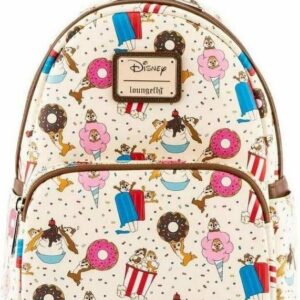 Loungefly: Disney Chip and Dale Snackies AOP Mini Backpack (WDBK1963)